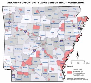 Opportunity zone map